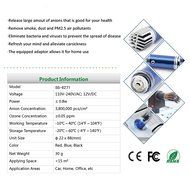 Singo Car Air Purifier,Ionizer, Air cleaner, Car Air Freshener,Oxygen Bar,Removes Cigarette Smoke, Bacteria, Dust... N4