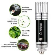 Singo Car Air Purifier,Ionizer, Air cleaner, Car Air Freshener,Oxygen Bar,Removes Cigarette Smoke, Bacteria, Dust... N6