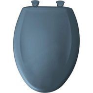 Bemia|#Bemis 1200SLOWT 114 Slow Close Sta-Tite Elongated Closed Front Toilet Seat, Denim Blue, by Bemis