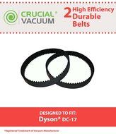 2 Dyson DC17 Geared Long Life Belts (10MM), Compare to Dyson DC-17 Part 911710-01 (91171001), Designed &amp; Engineered...