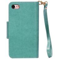 iPhone 7 Case, iPhone 7 Wallet Case,PHEZEN Beauty Flower Girl Cat Design PU Leather Wallet Case Stand Flip Case... N7