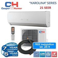 21 SEER 24,000 BTU Ductless Mini Split Heat Pump Free 25ft Line Set with WiFi