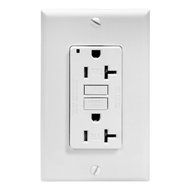 Leviton X7899-W SmartlockPro Slim GFCI Tamper-Resistant Receptacle with LED Indicator, 20-Amp, White by Leviton