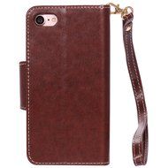 iPhone 7 Case, iPhone 7 Wallet Case,PHEZEN Beauty Flower Girl Cat Design PU Leather Wallet Case Stand Flip Case... N11