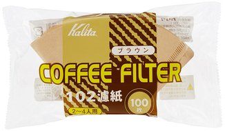 KALITA Brown 100 sheets filter paper coffee filter 102