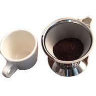 Pour Over Coffee Maker From Cardinal True - A Reusable Stainless Steel No Paper Filtering System N2