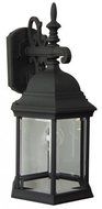 Craftmade Z694-05 Wall Lantern with Beveled Glass Shades, Black Finish by Craftmade