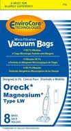 Oreck Magnesium Vacuum Bags, Type LW 8 Pack by EnviroCare