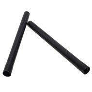 Black Plastic Vacuum Cleaner Attachment 45cm Vacuum Extension Tube Pipe Hose Tool Pack of 2 N3