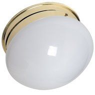 Boston Harbor F13BB01-68543L 1-Light Flush Ceiling Fixture, Polished Brass by Boston Harbor