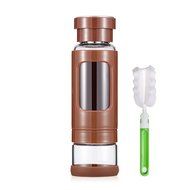Tea Infuser Bottle,Tea Tumbler/Tea Mug with Loose Leaf Tea Strainer Borosilicate Glass Tea Cup Cold Fruit Infuse...