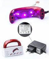 CocoFang Portable 9W Nail Polish LED Light Lamp Gel Nail Polish Dryer Manicure Machine Fast Curing Shellac Nail... N4