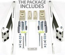 Universal Window AC Support - Air Conditioner Bracket - Support Air Conditioner Up to 105 lbs. - For 5000 BTU... N3