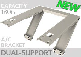 Universal Window AC Support - Air Conditioner Bracket - Support Air Conditioner Up to 105 lbs. - For 5000 BTU... N4