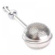 GOOTRADES Metal Ball Push Tea Leaf Herbal Lock Infuser Teaspoon Strainer Spice Filter