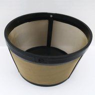 Gotd Reusable Filters Hamilton Beach Permanent Gold Tone Filter, 8 to 12-Cups (Gold)