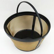 Gotd Reusable Filters Hamilton Beach Permanent Gold Tone Filter, 8 to 12-Cups (Gold) N2