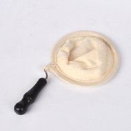 Lautechco Coffee Filter Baskets, Wood Handle, Flannel Hand Coffee Filters, Drip Filter Bag, Tea Bag N9