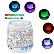 Bluetooth Speakers Vanten Mini Portable Stereo Glow in the Dark Sparkle Neon Flashlight LED with Built-in Mic... N8