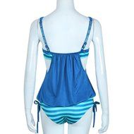 HOT Sale!MOKINGTOP,Canserin Women Striped Splicing Spaghetti Strap Swimwear N18