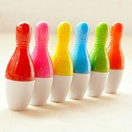 Pink Lizard 2 X Retractable Bowling Style Ball Point Pen N3