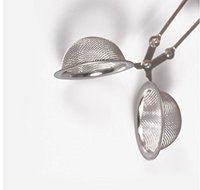 Stainless Steel Herb or Tea Leaf Mesh Ball Spoon Infuser Strainer Filter N2