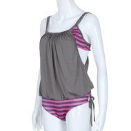 HOT Sale!MOKINGTOP,Canserin Women Striped Splicing Spaghetti Strap Swimwear N23