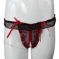 Underpants ，Beautyvan Comfortable 2016 New Womens Open Crotch Thongs G-string T-back Panties Lingerie Underwear N2