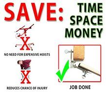The Original Ceiling Board Hanger Plasterboard Hanging Tool Lift Clamp &amp; Drywall Fixing Solution by Ceilingboard... N3