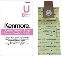 24 UltraCare Kenmore Style U Upright Vacuum Bags, 50105