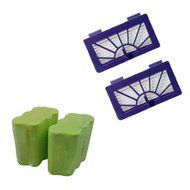 Neato XV-21 Vacuum Cleaner Accessory Kit Includes A Ultra High Capacity Battery Set &amp; 2 Pet &amp; Allergy Filters...