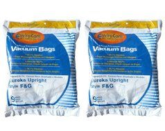 Eureka F &amp; G Upright Vacuum Bags (18 pk) By EnviroCare (Fits Many Sanitaire Vacuums)