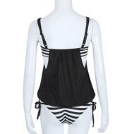 HOT Sale!MOKINGTOP,Canserin Women Striped Splicing Spaghetti Strap Swimwear N28