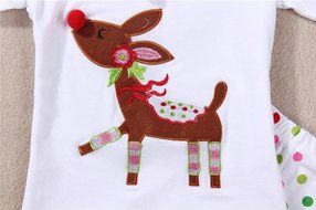 Christmas Clothes Set ,BeautyVan 1Set Kids Toddler Girls Christmas Deer T-shirt Tops+Pants Outfits Clothes (6T... N2