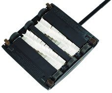 BISSELL BigGreen Commercial BG21 Sweeper with 2 Rows of Rubber Rotors, 7-1/2" Cleaning Path, Green N2