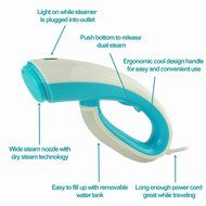 Bolegner Handheld Steamer, Powerful Multi-Functional Fast Heat-Up Garment and Fabric Clothing Steamer Perfect... N8