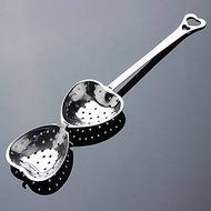 "Stainless Steel Heart-Shaped Tea Infuser Strainer Filter Spoon" shopping N3