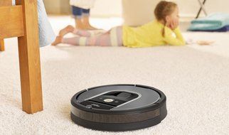 iRobot Roomba 960 Robotic Vacuum Cleaner Comes With 1 Dual Mode Virtual Wall Barrier (With Batteries) + Extra... N10