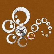 EverTrust(TM) big Acrylic wall clock modern design Multi-piece set home decor watch Living Room limited time-limited N2