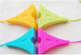 Bluestar Silicone Tea Infuser Filter Steeper for Loose Tea,Novelty Mini Eiffel Tower Pattern Tea Strainers, 2... N2