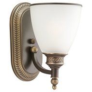 Sea Gull SG-41350-708 1-Light Laurel Leaf Wall / Bath by Sea Gull