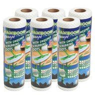 Bambooee Reusable Bamboo Sweeper Sheets with Sweeper Scrubbing Dots N4