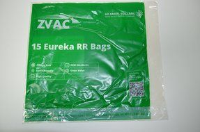 Eureka Type RR Vacuum Bags (15 Pack); Similar To Part 67529; Fits All Bagged Smart Vac Uprights; by ZVac N7