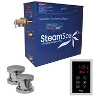Steam Spa OAT1050CH Oasis 10.5 KW Quick Start Acu-Steam Bath Generator Package, Chrome