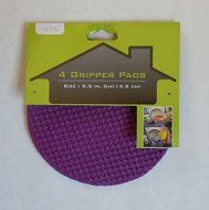 Jar Grippers 5-1/2" Round Multi-purpose Non Slip Rubber Lid Opener (8 Pack)