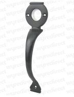 70mm Long Throw Gate Lock Single Locking 5 Key Stainless Steel With Black Handle by Gatemate N2