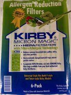 Kirby Vacuum Cleaner Disposable Cloth Paper Bags White Hepa Bags 6 Pack Universal Style Fits ALL Kirby Models