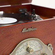 Electrohome Wellington Record Player Retro Vinyl Turntable Real Wood Stereo System, AM/FM Radio, CD, USB for MP3... N4