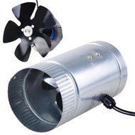 Light Weight Indoor Garden 4&quot; 120 CFM Inline Duct Booster Vent Fan Blower Aluminum Blade N6