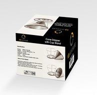 Premium Coffee Cone Dripper By KB Goodlife - Stainless Steel Reusable Pour Over Coffee Filter - Designed For Osaka... N2